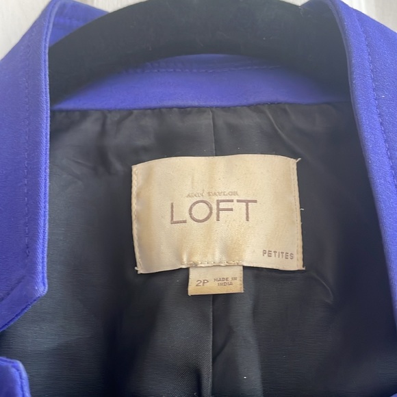 LOFT Cobalt 3/4 Sleeve Blazer - 2P - Picture 3 of 6